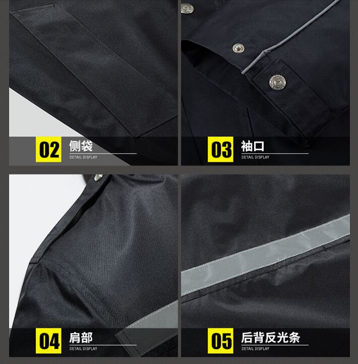 冬季保安棉服定做細(xì)節(jié)工藝